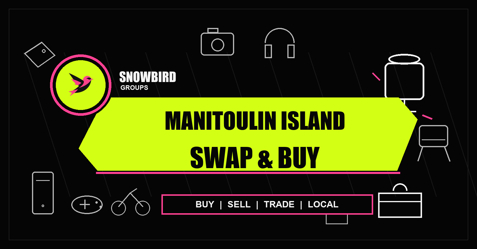 Manitoulin Island community banner.