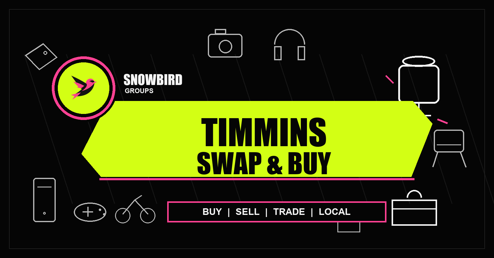 Timmins community banner.